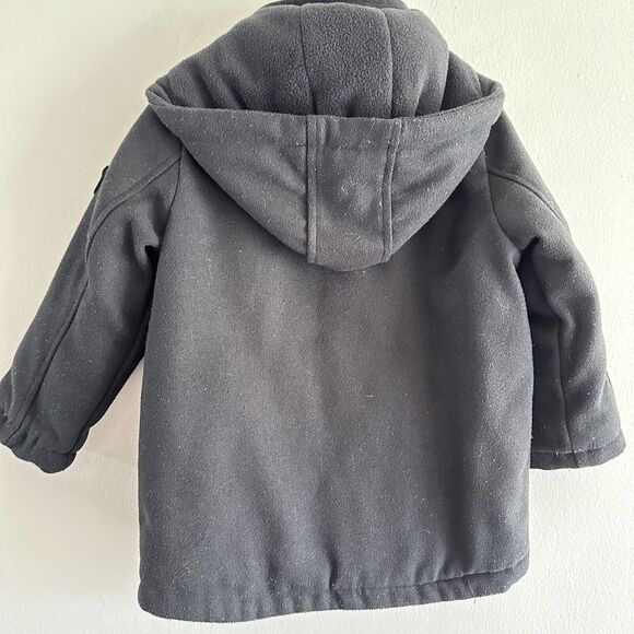 Ixtreme Outfitters Winter Parka Jacket Wool Blend Jacket Boys Size 3T Black - Picture 3 of 7